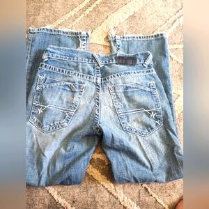 Hurley Mens Distressed Blue Denim Jeans
